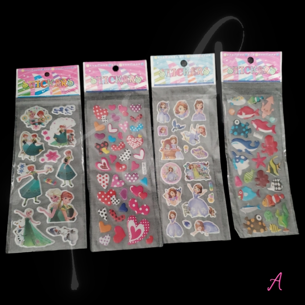 Random Puffy 3D Sticker Sheets - Picture 4 of 8